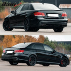 2010-2012 Mercedes Benz W212 Euro Style Unpainted Rear Spoiler Wing PU