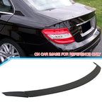2008-2014 Benz W204 C-Class B Style Unpainted Rear Spoiler Wing ABS