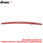 2008-17 Mitsubishi Lancer EVO RS Rally Red Metallic Rear Spoiler Wing