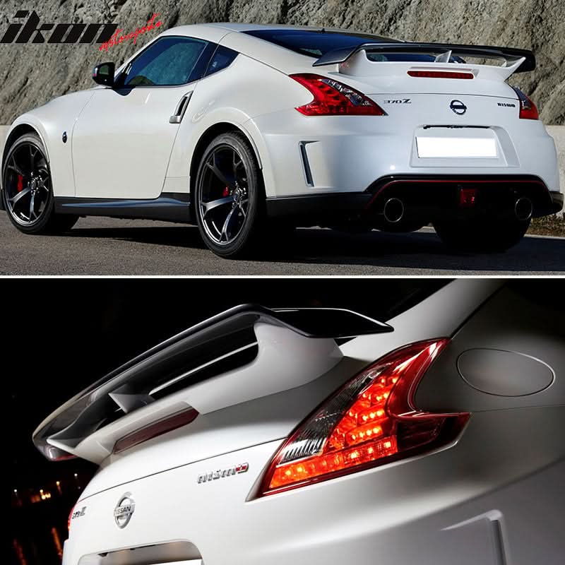 2009-2021 Nissan 370Z Coupe Rear Trunk Spoiler Ducktail Wing Lip ABS