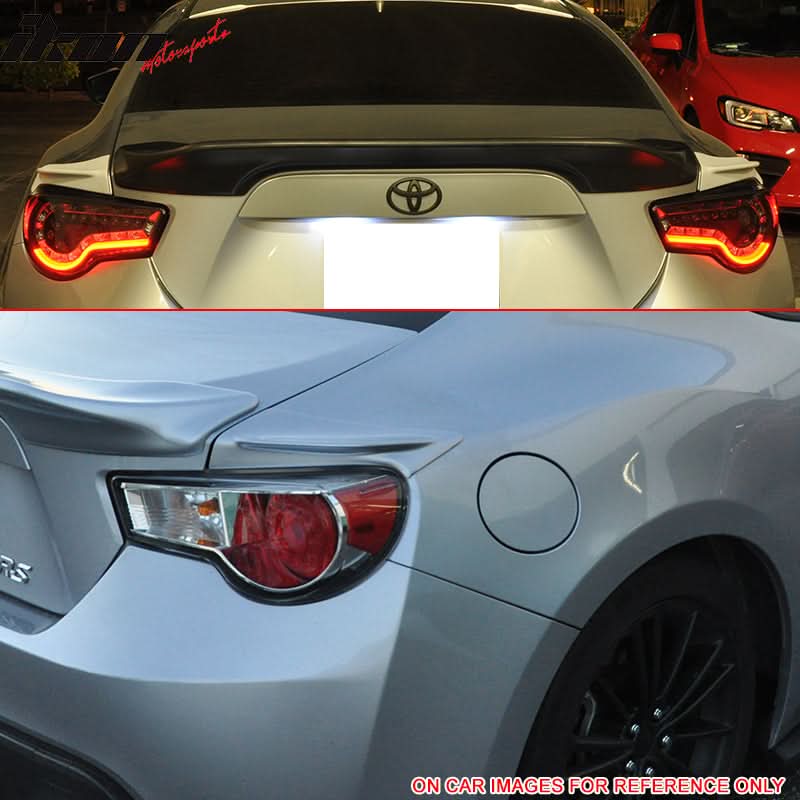 Fits 13-20 Scion FRS/Subaru BRZ/Toyota 86 #D6S Trunk Spoiler Side Wing