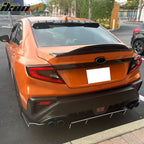2022-2025 Subaru WRX R Style Gloss Black Rear Trunk Spoiler ABS