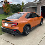 2022-2025 Subaru WRX R Style Gloss Black Rear Trunk Spoiler ABS