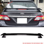 2009-2013 Corolla Sedan Sportivo Trunk Spoiler & LED Brake Light ABS