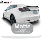 2017-2023 Tesla 3 Sedan 4-Door IKON V Trunk Spoiler ABS