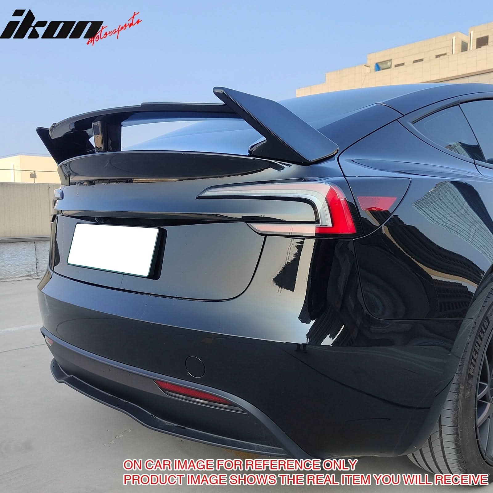 2017-2024 Tesla Model 3 GT Style Matte Black Rear Trunk Spoiler ABS