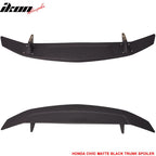 2013-2015 Honda Civic 4Dr Sedan Matte Black Rear Trunk Spoiler ABS