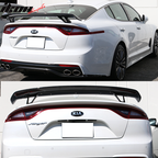 2018-2021 Kia Stinger Rear Trunk Spoiler Wing Deck Lid Carbon Fiber CF