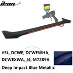 2013-2020 Ford Fusion Long LED Style Rear Trunk Spoiler Lip Wing ABS