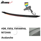 2015-2023 Ford Mustang Coupe Convertible Long LED Trunk Spoiler ABS