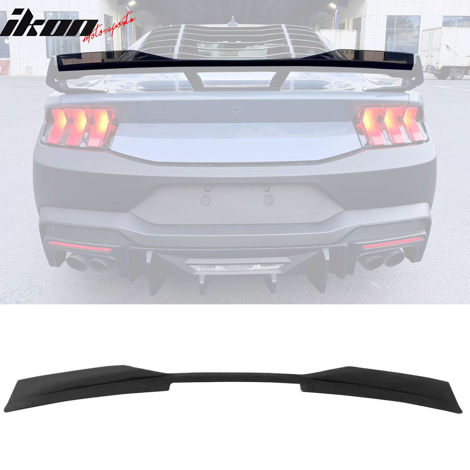 2024-2025 Ford Mustang 2DR Dark Horse Smoke Gurney Flap Wicker Bill PC