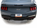 AWE 2024 Ford Mustang GT Fastback S650 RWD SwitchPath Cat-Back Exhaust w/ Quad Chrome Silver Tips