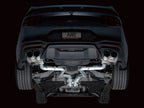 AWE 2024 Ford Mustang GT Fastback S650 RWD SwitchPath Cat-Back Exhaust w/ Quad Chrome Silver Tips