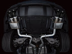 AWE 2024 Ford Mustang GT Fastback S650 RWD SwitchPath Cat-Back Exhaust w/ Quad Diamond Black Tips