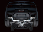 AWE 2024 Ford Mustang GT Fastback S650 RWD SwitchPath Cat-Back Exhaust w/ Quad Diamond Black Tips