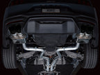 AWE 2024 Ford Mustang GT Fastback S650 RWD SwitchPath Cat-Back Exhaust w/ Quad Diamond Black Tips
