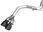 AWE 2024 Ford Mustang GT Fastback S650 RWD Track Edition Catback Exhaust w/ Quad Diamond Black Tips