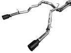 AWE 25+ RAM 1500 3.0TT 0FG Catback Touring Exhaust - Diamond Black Tips
