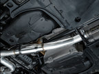 AWE Tuning MK8 Volkswagen Golf R 3in Touring Edition Quad Exhaust - Chrome Silver Tips