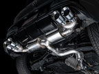 AWE Tuning MK8 Volkswagen Golf R 3in Touring Edition Quad Exhaust - Chrome Silver Tips