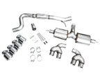 AWE Tuning MK8 Volkswagen Golf R 3in Touring Edition Quad Exhaust - Chrome Silver Tips