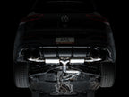 AWE MK8 Volkswagen Golf R 3in Touring Edition Quad Exhaust - Diamond Black Tips