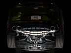 AWE Tuning 2021+ Cadillac CT4-V Blackwing SwitchPath Exhaust - Chrome Silver Tips