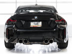 AWE Tuning 23-24 BMW G87 M2 Track Edition Exhaust - Chrome Silver Tips