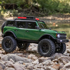 1/24 SCX24 Ford Bronco 4X4 RTR Brushed Rock Crawler (Battery & Charger Included), Green by Axial