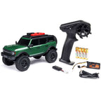 1/24 SCX24 Ford Bronco 4X4 RTR Brushed Rock Crawler (Battery & Charger Included), Green by Axial