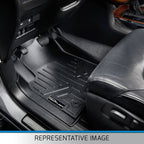SMARTLINER Custom Fit Floor Liners For 2019 Silverado 1500 LD/ GMC Sierra 1500 LD Double Cab (Over the Hump Coverage)