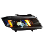 VEKTO Dual-Color Laser LED Headlights for BMW 3 Series E90 2005-2012