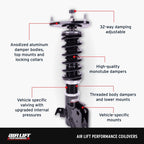 Air Lift Performance 11-23 Chrysler 300 / 15-23 Dodge Challenger Coilover Kit