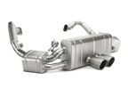 Akrapovic 16-16 Porsche Boxster Spyder / Cayman GT4 (981) Slip-On Line (Titanium) w/ Titanium Tips