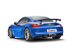 Akrapovic 16-16 Porsche Boxster Spyder / Cayman GT4 (981) Slip-On Line (Titanium) w/ Titanium Tips