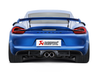 Akrapovic 16-16 Porsche Boxster Spyder / Cayman GT4 (981) Slip-On Line (Titanium) w/ Titanium Tips