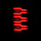 AlphaRex 07-13 GMC Sierra 1500/07-14 2500/3500HD (No Classic/Dually) Luxx-Series LED Tail Lights Blk