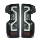 AlphaRex 19-23 Chevrolet Silverado 1500/2500HD/3500HD PRO-Series LED Tail Lights Jet Black
