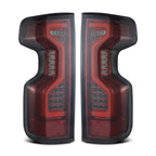 AlphaRex 19-23 Chevrolet Silverado 1500/2500HD/3500HD PRO-Series LED Tail Lights Red Smoke