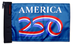 America 250 12"x18" Forever Wave Flag for Jeep Wrangler LJ 2003-2006