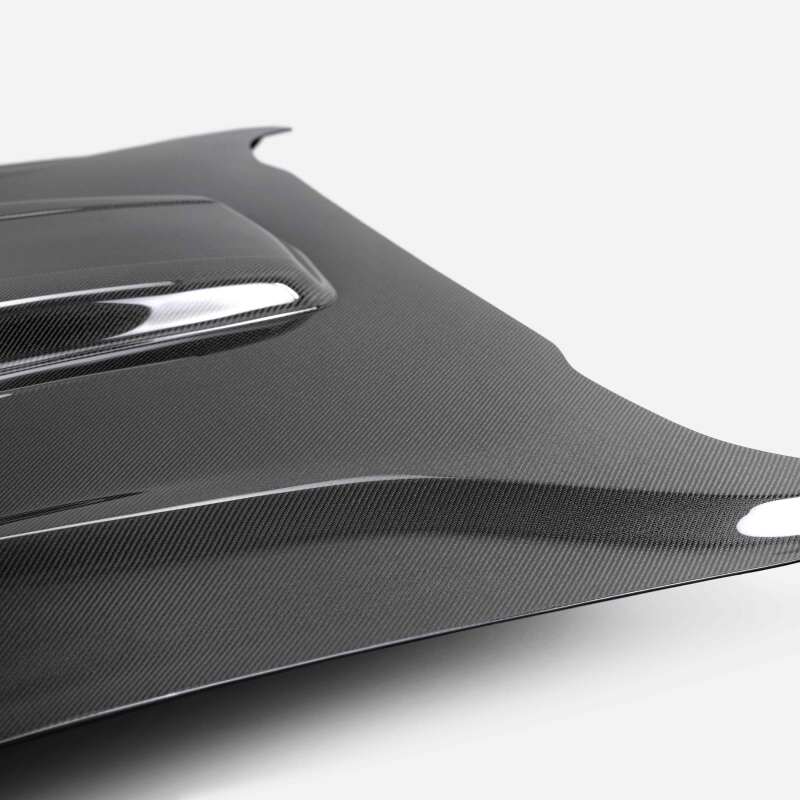 Anderson Composites 21-23 Ford Mustang Mach 1 Type-SK Double-Sided Carbon Fiber Hood