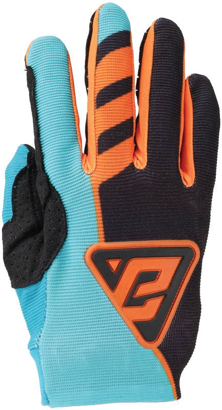 Answer Aerlite Nitro Gloves Black/Astana/Hyper Orange Youth - XS