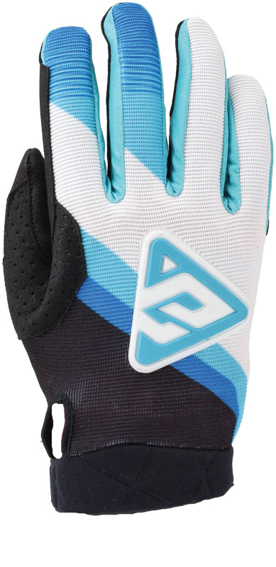 Answer Peak Flo Gloves Black/Blue/White Youth - Small