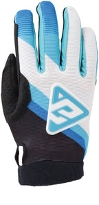 Answer Peak Flo Gloves Black/Blue/White Youth - Small