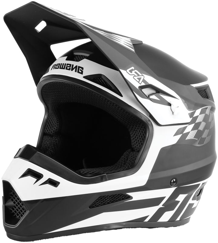 Answer AR1 Sweep Helmet Black/White Youth - Large