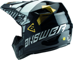 Answer AR3 Ronin Helmet Black/White/Gold - Small