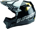 Answer AR3 Ronin Helmet Black/White/Gold - Small