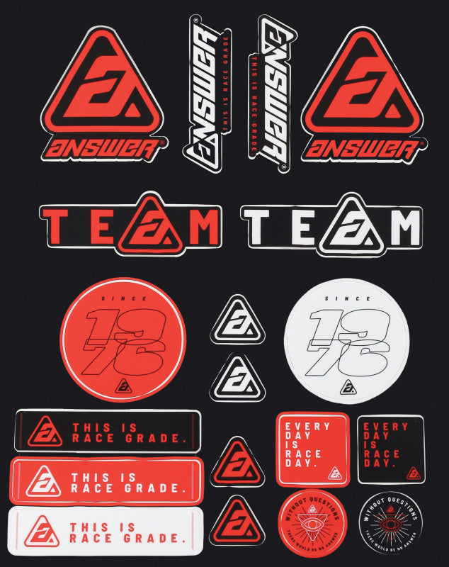 Answer Logo Sticker Sheet – FI Performance