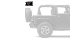 Atlanta Falcons 11"x17" Forever Wave Flag for Jeep Wrangler JK 2-Door 2007-2018