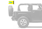 Dolphin 12"x18" Forever Wave Flag for Jeep Wrangler TJ 1996-2006
